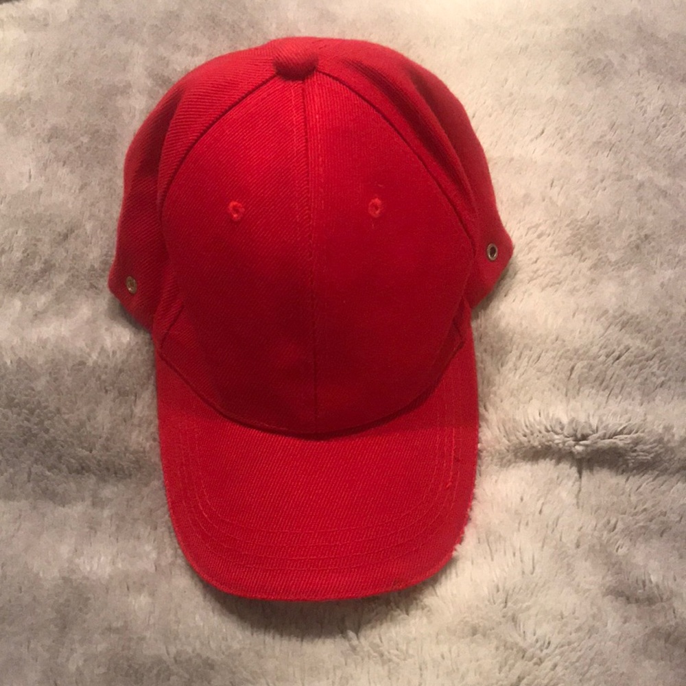 Cute stylish red hat